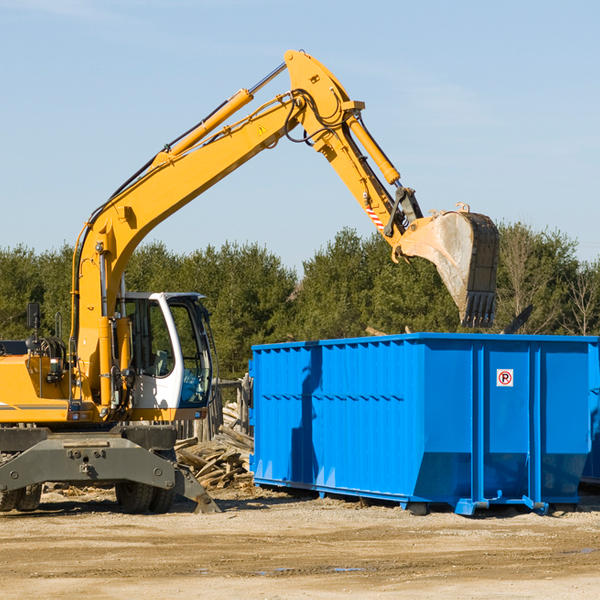 how many times can i have a residential dumpster rental emptied in Concord WI